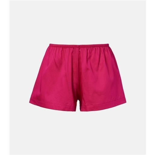 Leset shorts yoko in popeline di cotone