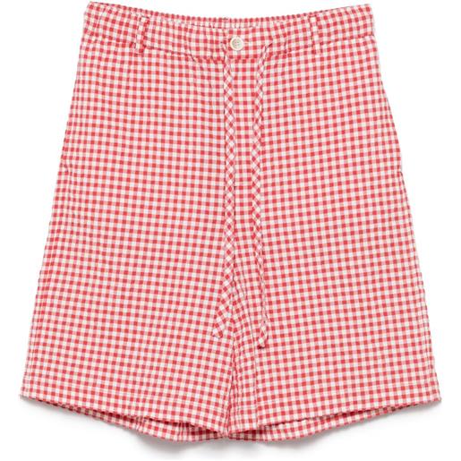 Marni shorts a quadretti - rosso