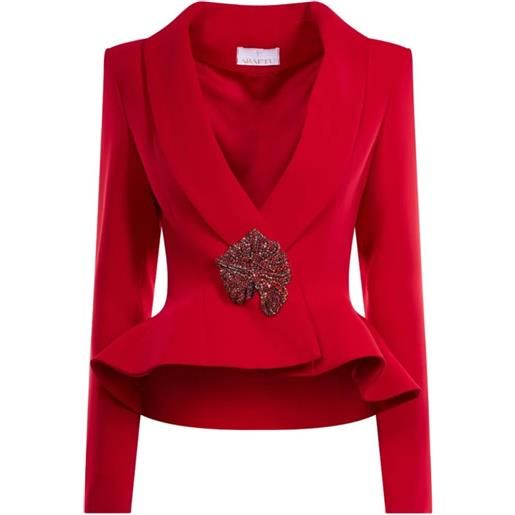 ARAFTU blazer con decorazione - rosso