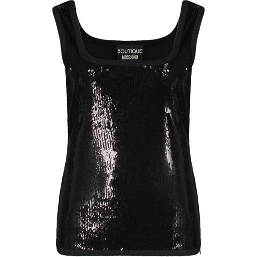 Boutique Moschino sequin-embellished blouse - nero