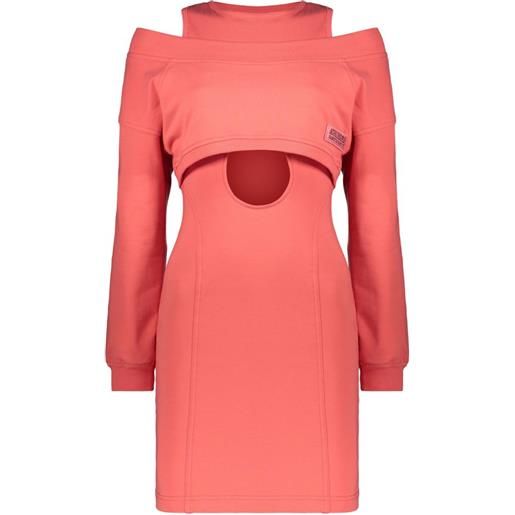 Alberta Ferretti abito corto con dettagli cut-out - arancione