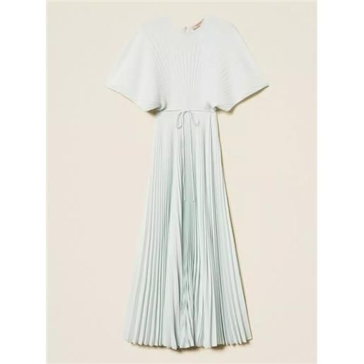 TWIN SET long dress, acqua