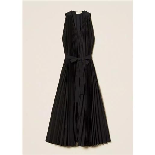 TWIN SET archive - long dress, nero
