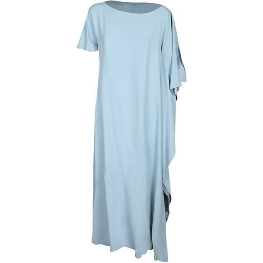 Chantal Thomass abito lungo asimmetrico - blu