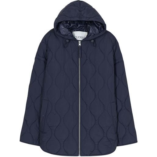 Closed giacca trapuntata oversize - blu