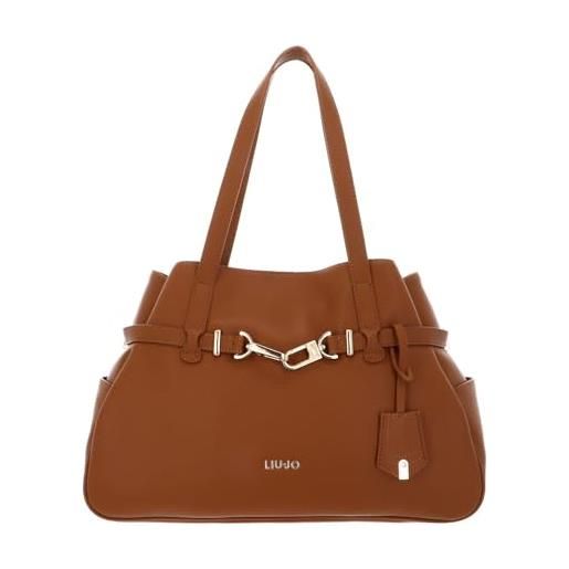 Liu Jo borsa tote comoda, pratica e capiente. Possiede un ampio scomparto centrale ed una tasca con zip. Presenta dettagli metallici e logo misure: 40 x 13 x 28 cm non definito 81154 bran