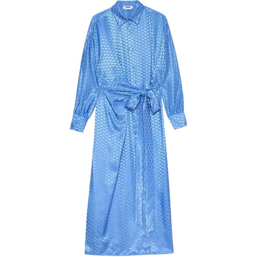 MSGM abito a fantasia - blu