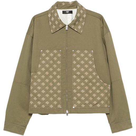 AMIRI giacca con monogramma - verde