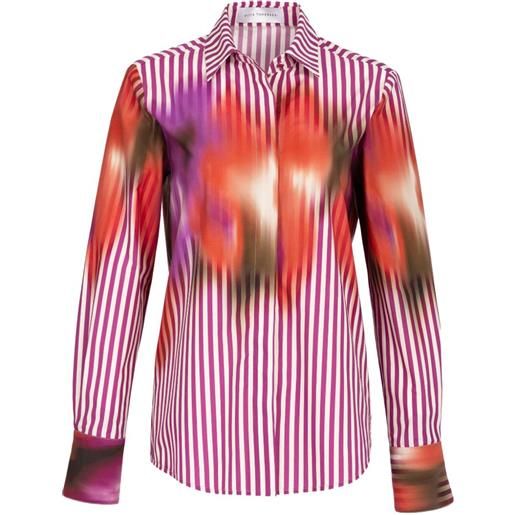 Silvia Tcherassi camicia linette a righe - rosa