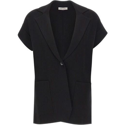 Kangra blazer a maniche corte - nero