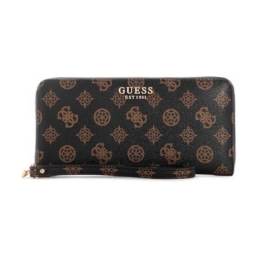 GUESS swpg8500460 laurel slg large zip around donna mocha logo taglia unica