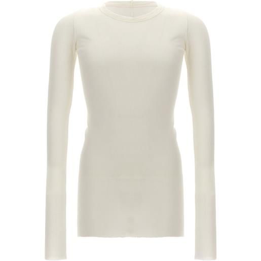 Rick Owens t-shirt tower rib ls t - toni neutri