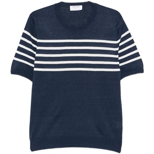 Gran Sasso maglione a righe - blu