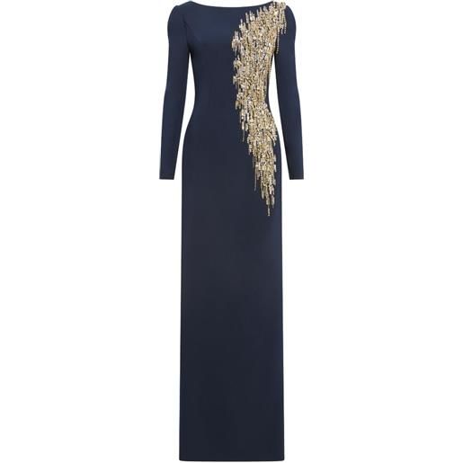 Jenny Packham abito avana - blu