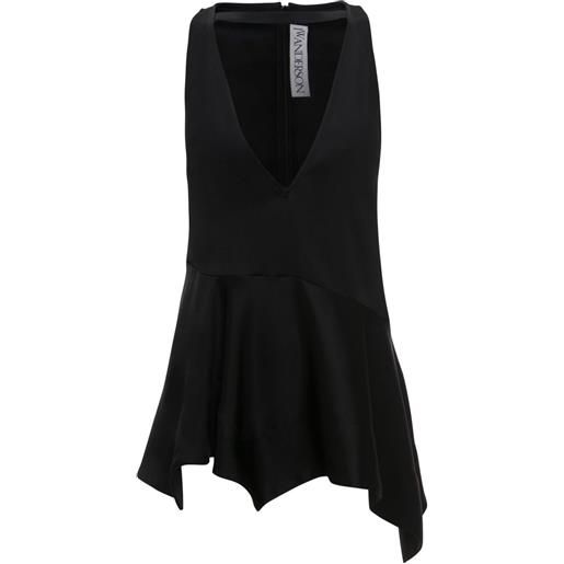 JW Anderson top smanicato - nero
