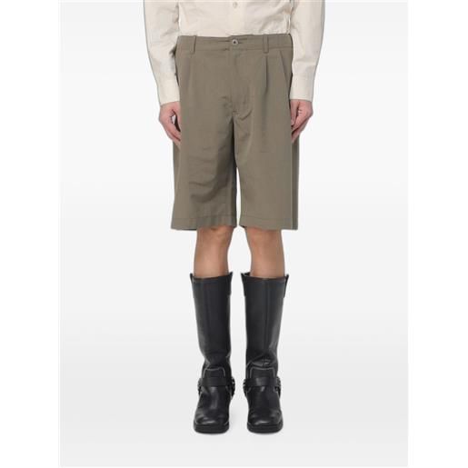 OUR LEGACY shorts al ginocchio ponte - verde
