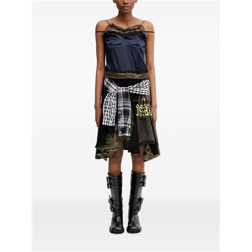 Andersson Bell abito midi con design patchwork - verde