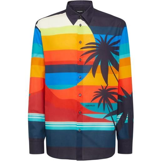 DSQUARED2 camicia in cotone - blu
