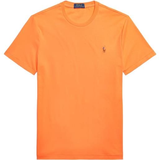 Polo Ralph Lauren t-shirt con ricamo pony - arancione