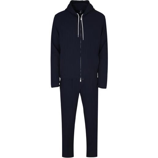 Tombolini completo zero gravity con cappuccio - blu