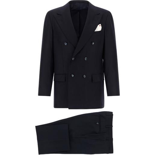 Kiton completo doppiopetto - blu