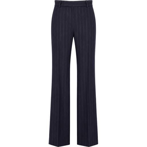 Pinko pantalone Pinko gessato in misto lana