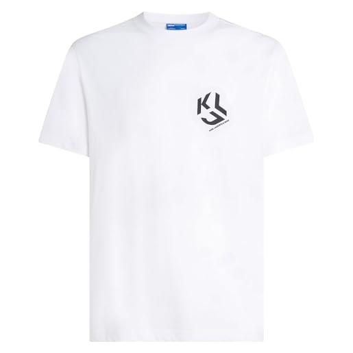 Karl lagerfeld jeans uomo regular monogram t-shirt twill m