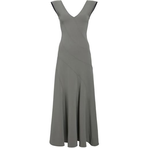 Proenza Schouler abito romana in crêpe - grigio