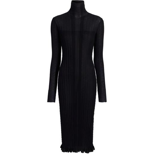 Proenza Schouler abito monet a maglia - nero