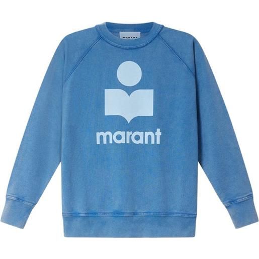 MARANT ÉTOILE felpa millyny con stampa - blu