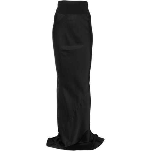 Rick Owens gonna lunga coda aderente - nero