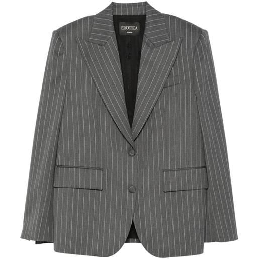 DONDUP blazer gessato - grigio
