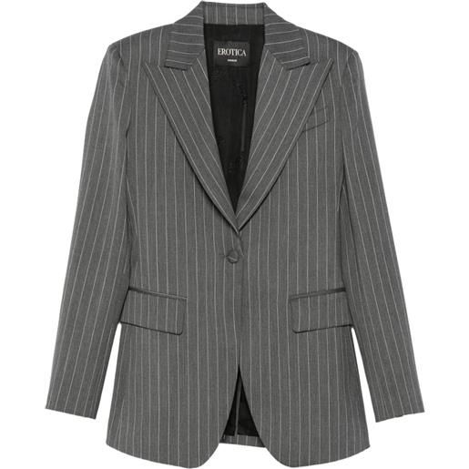 DONDUP blazer gessato - grigio