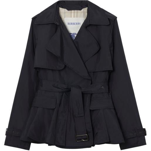 Burberry trench pembury in nylon - blu