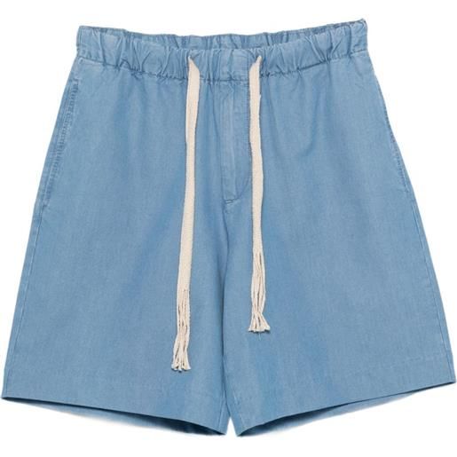 SANDRO shorts con vita elasticizzata - blu