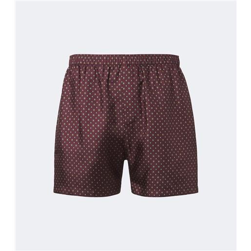 Saint Laurent shorts in seta con stampa