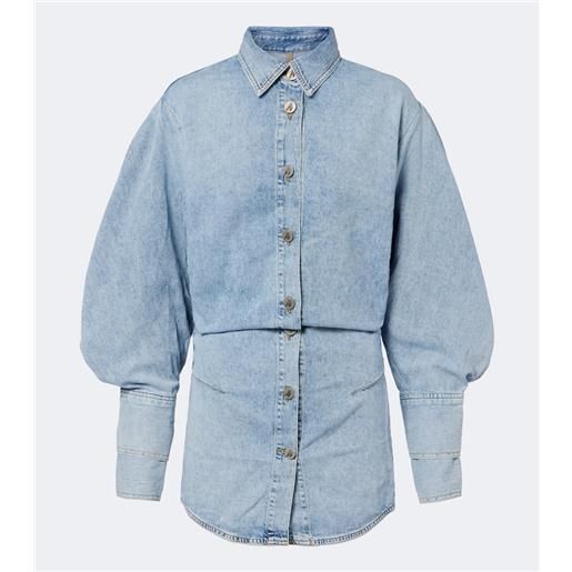 The Attico abito corto di jeans