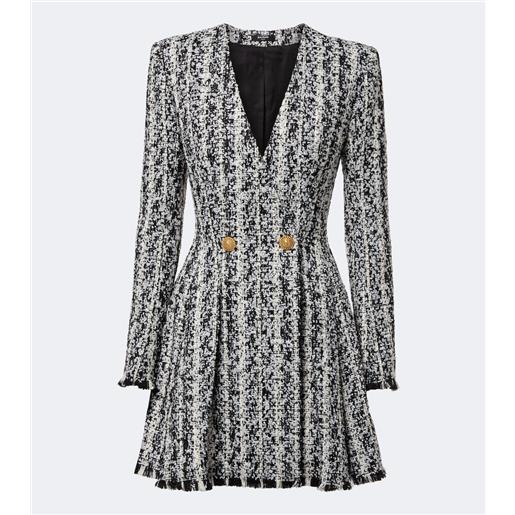 Balmain abito corto in tweed