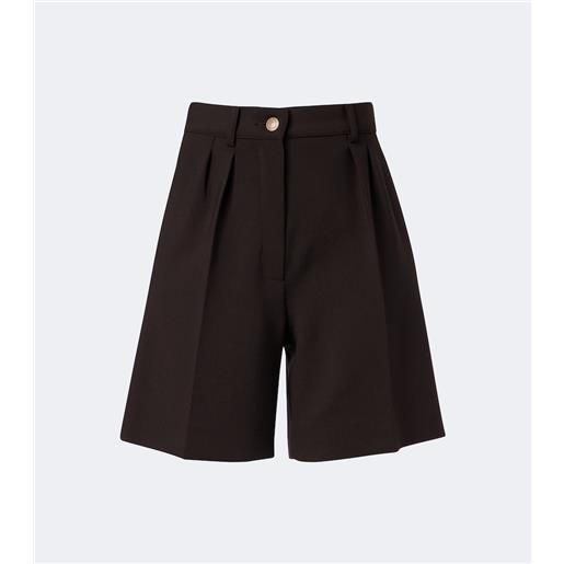 Max Mara bermuda in misto lana