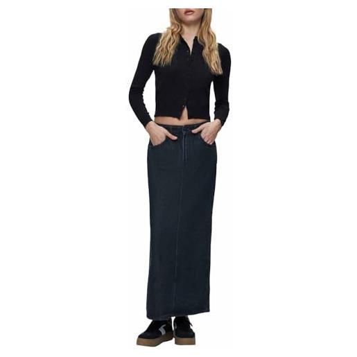LTB jeans danica skirt - jeans da donna in misto cotone, taglia s, grigio. , s