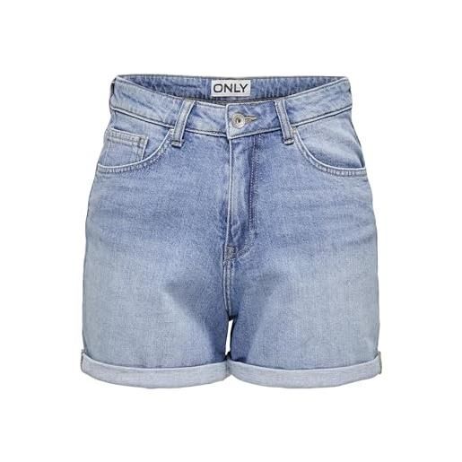 Only pantaloncini da donna 15321381, mix blu chiaro, xl