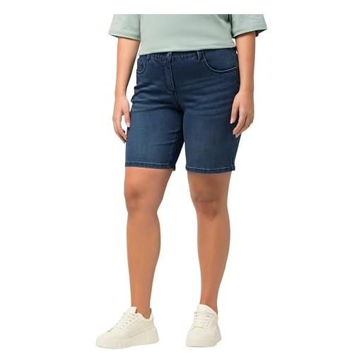 Ulla Popken basic bermuda aus denim, bermuda, 