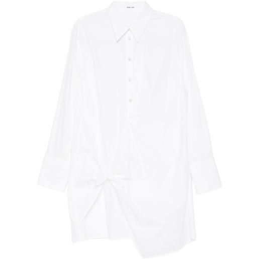 Helmut Lang chemisier asimmetrico - bianco