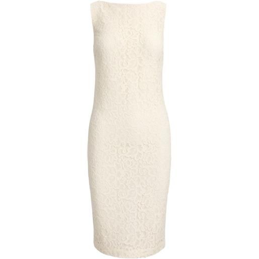 Lauren Ralph Lauren abito midi smanicato - toni neutri