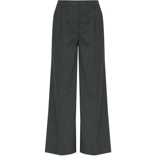 MUNTHE pantaloni in pied-de-poule - grigio