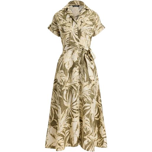 Lauren Ralph Lauren chemisier midi con stampa - verde