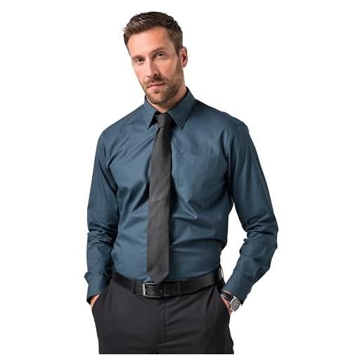JP 1880 whitelisted jp1880 hemd, business, variokragen, bis 8xl, comfort fit canottiera, frutti di bosco, 3xl uomo
