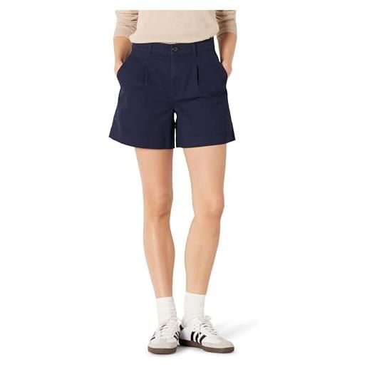 Amazon Essentials pantaloncini elasticizzati da donna a vita alta e vestibilità comoda con taglio svasato e tasche