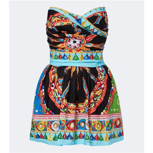 Dolce&Gabbana abito corto caretto in cotone