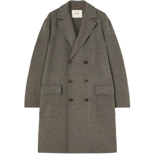 RETORI cappotto doppiopetto in lana - grigio
